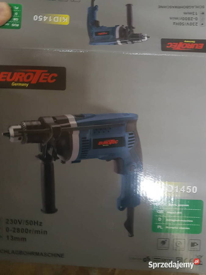 MOCNA WIERTARKA UDAROWA 13MM 1450W EUROTEC 13MM wielkopolskie Głogowa sprzedam