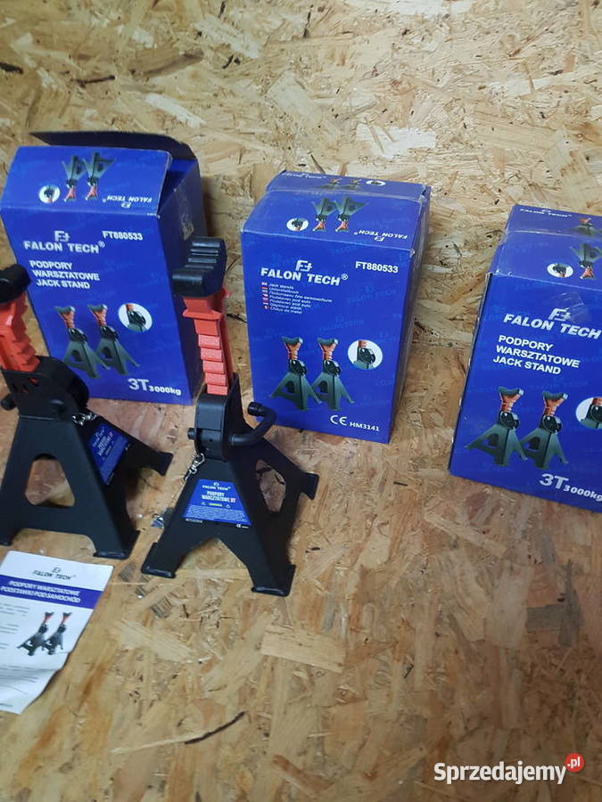 KOBYŁKI 3T 2 PODSTAWKI PODPORY Z BLOKADĄ GUMĄ Głogowa sprzedam