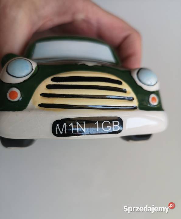 Skarbonka ceramiczna Mini Cooper vintage sprzedam