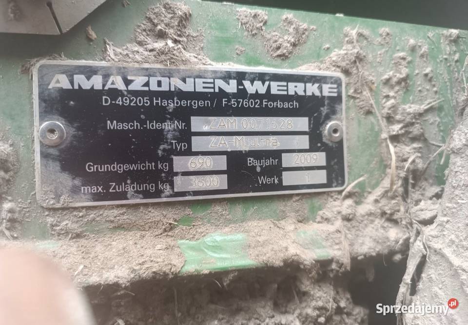 Amazone zam ultra 3000 Koce-Schaby