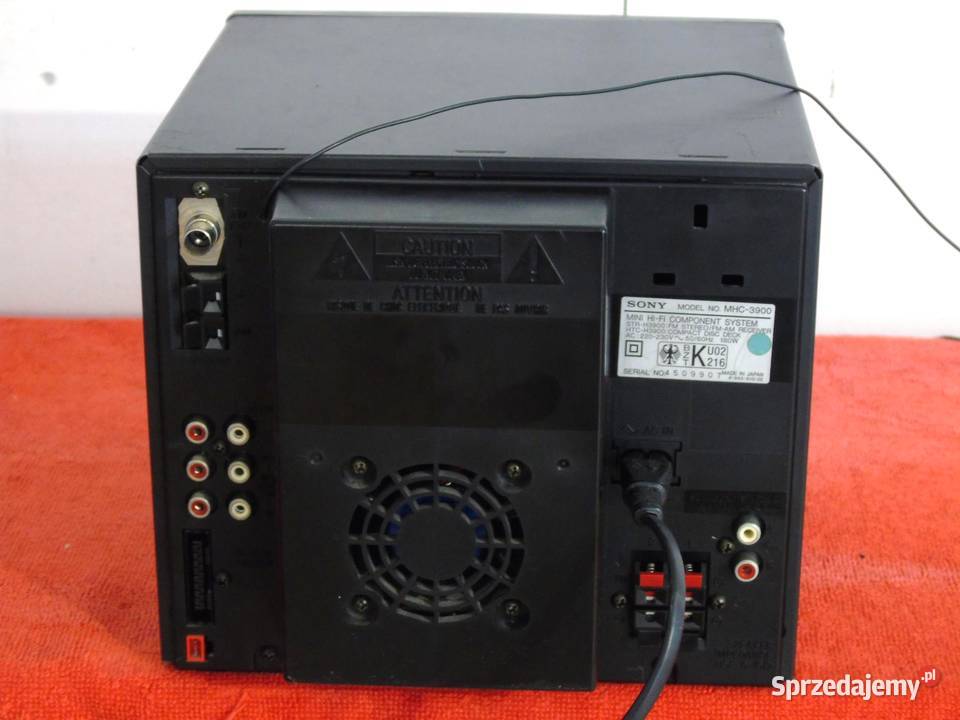 Amplituner z korektorem gr Sony MHC3900 ładny i Jasło