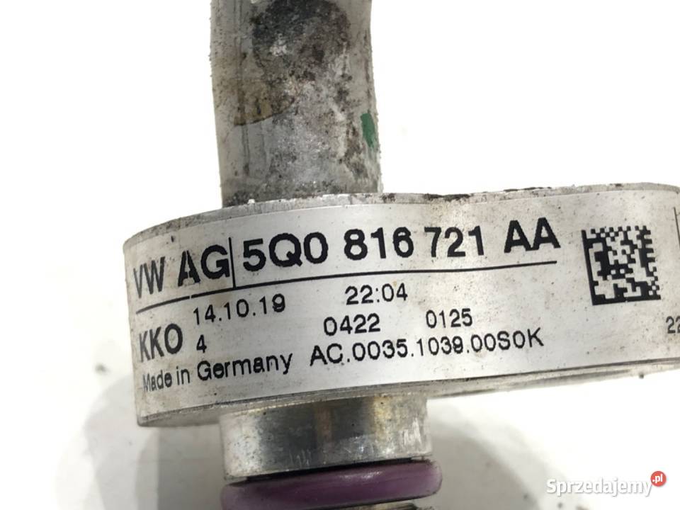 RURKA KLIMATYZACJI VW GOLF VII 5Q0816721AA 15 sprzedam