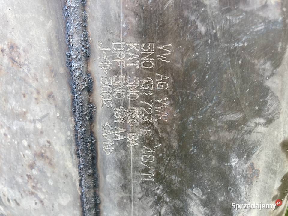 Filtr dpf 5N0131723E vw tiguan caddy 20102015r osobowe Wolsztyn