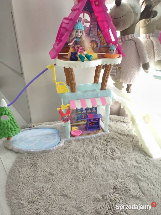 Duży domek enchantimals z akcesoriami Pułtusk sprzedam