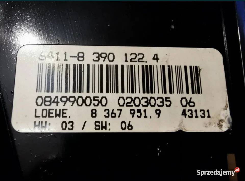 Moduł sterownik nagrzewnicy klimatyzacji BMW e34