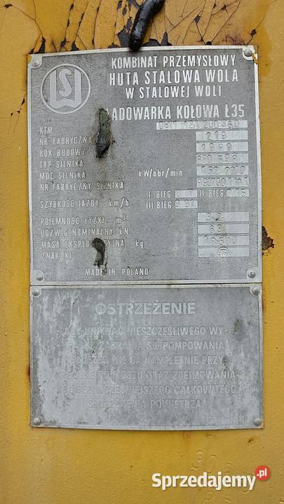 Ładowarka kołowa FADROMA Ł35 Stalowa Wola gotowa małopolskie Tarnów sprzedam