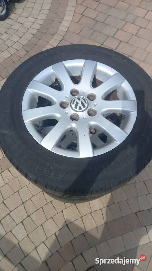 Felgi aluminiowe z oponamiV WGolf 5 15 tki aluminiowe Kórnik