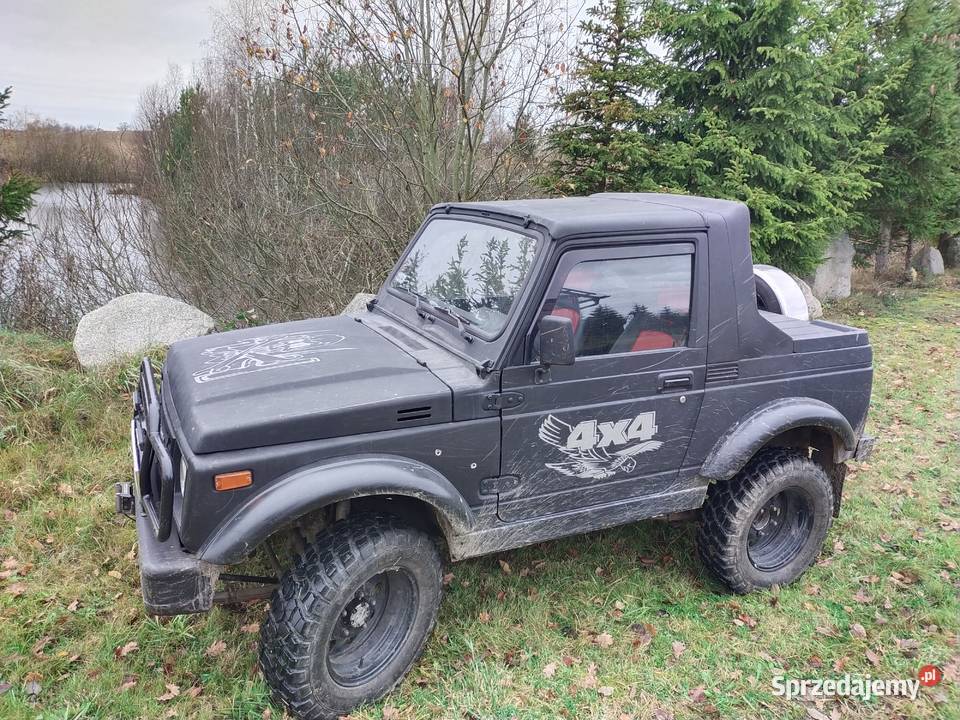 Suzuki Samurai 13 LPG wspomaganie wyciagarka hak napęd 4x4 pomorskie Sierakowice