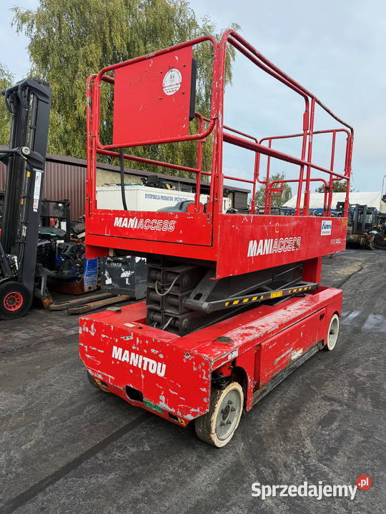 zwyżka podnośnik nożycowy MANITOU 100XEL 8mtg Motoryzacja łódzkie Działoszyn