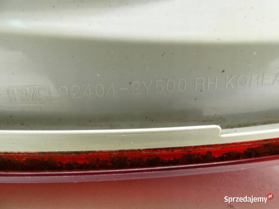 LAMPA PRAWA PRAWY TYŁ TYLNA W KLAPE LED HYUNDAI sprzedam