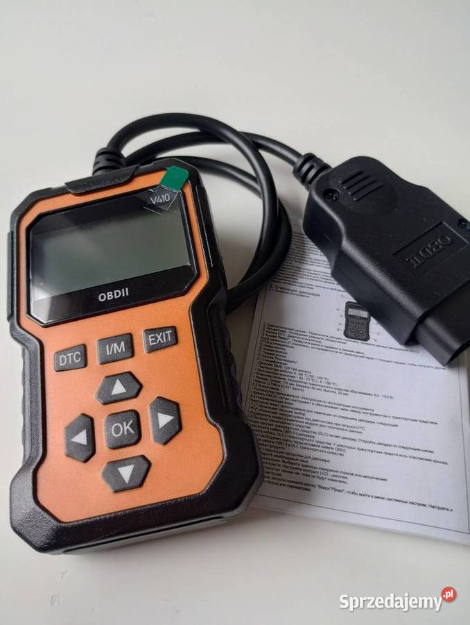 Tester Skaner Diagnostyczny OBD2 Menu Kasowanie Warszawa