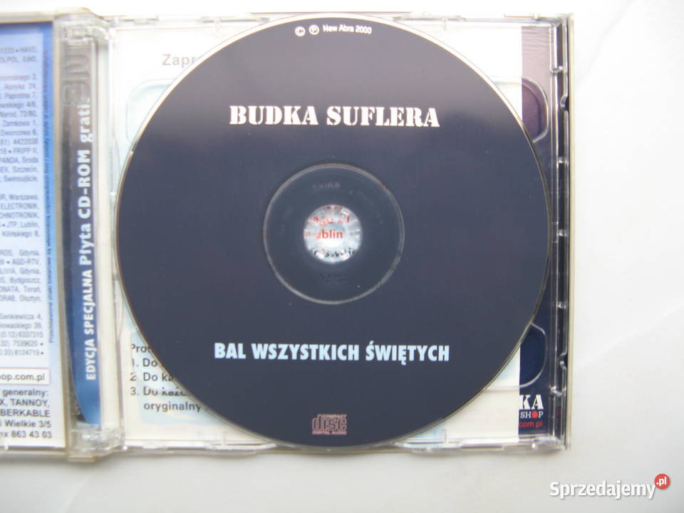 CD i CDROM Budka Suflera Bal Wszystkich Świętych Poznań