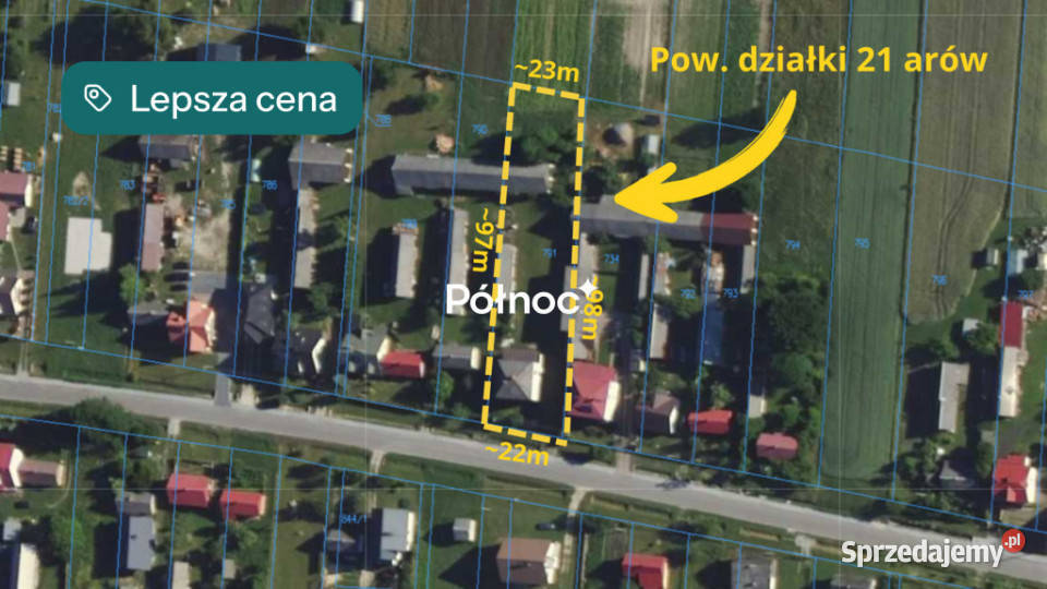 Dom z dużą działką w Szarowoli wolnostojący Szarowola