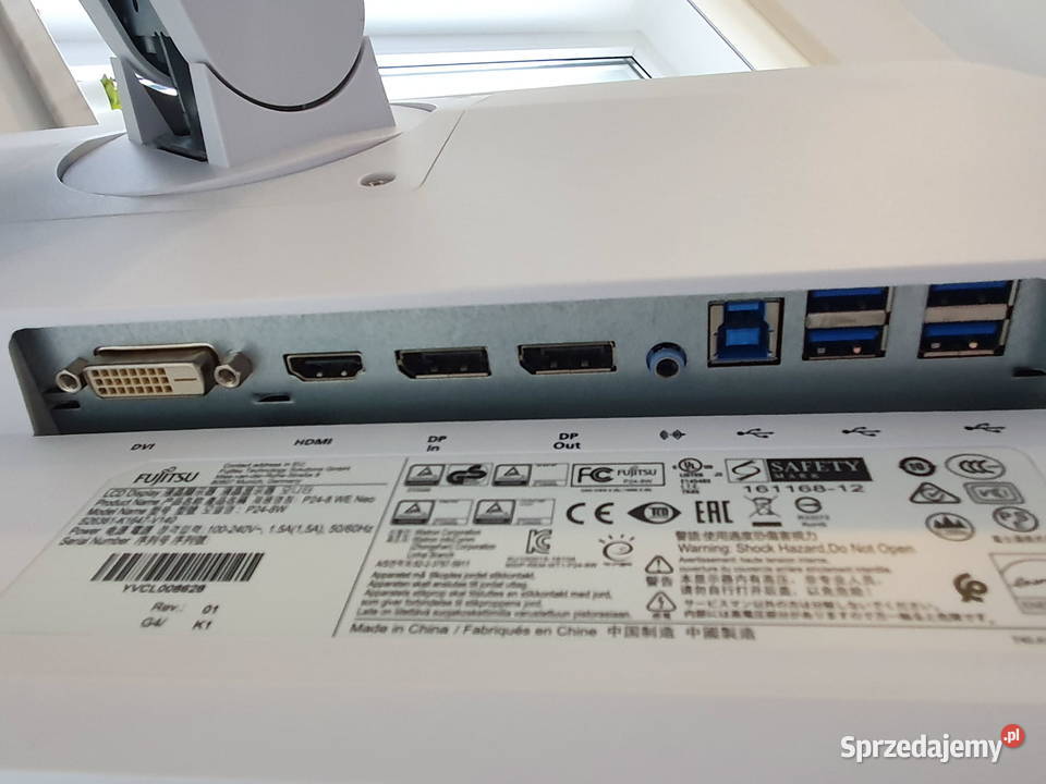 Bezramkowy Monitor Fujitsu P24W8 NEO 24 IPS PLS pivot Wrocław