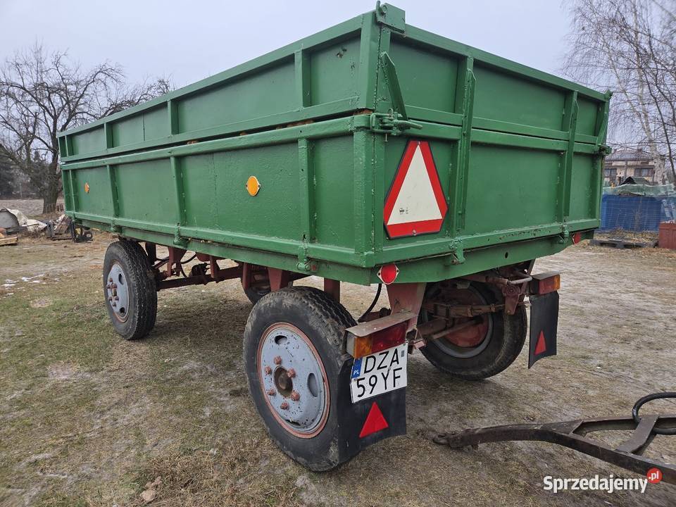 Przyczepa rolnicza sanok Zarejestrowana sztywna