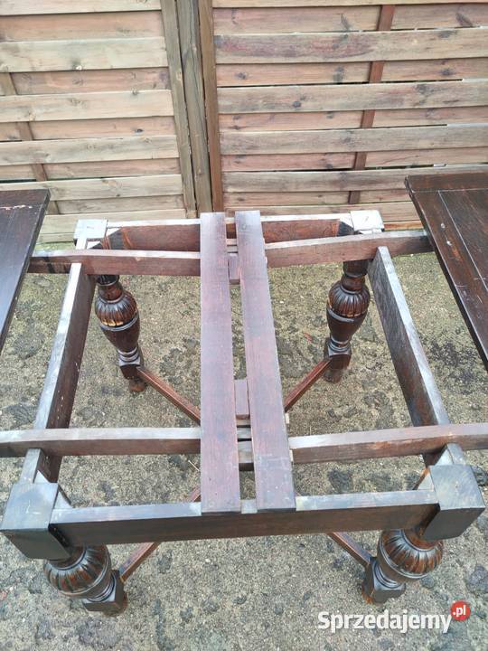 Stół rozkładany eklektyczny drewniany unikat Stoły Warszawa