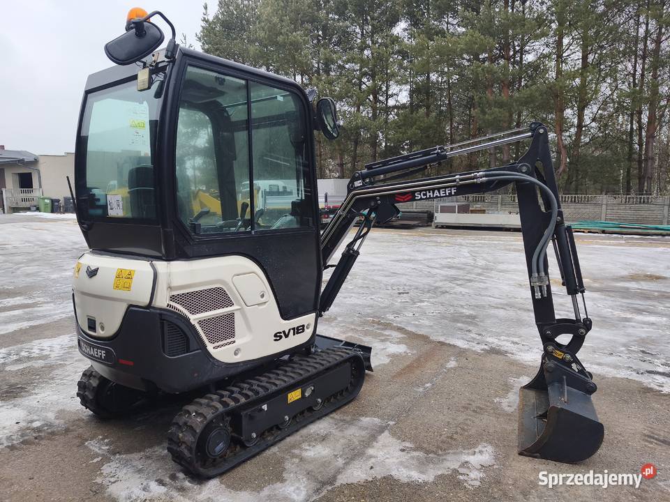 Yanmar SV18 Schaeff SV18 Minikoparka 39 mth Częstochowa