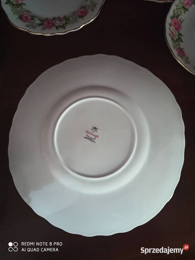 Filiżanka z talerzykiem deserowymColclough Made Porcelana i szkło Gdańsk