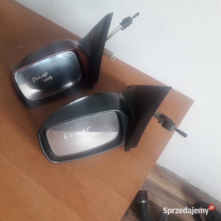 Dwa lusterka manualne kierowcy FORD ESCORT Lusterka zewnętrzne Żabno sprzedam
