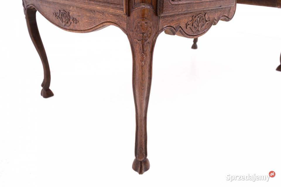 Zabytkowe biurko dwóstronne Francja około 1880 Chorzów