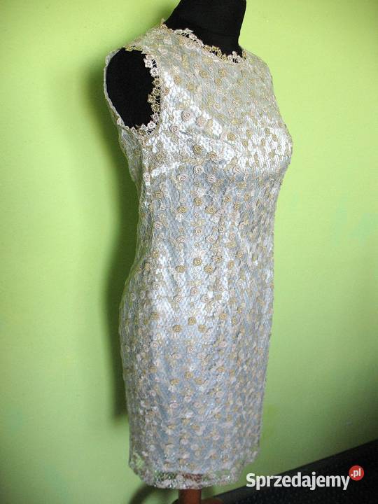 Sukienka Koronka gipiura 40 LM biust 94 sprzedam
