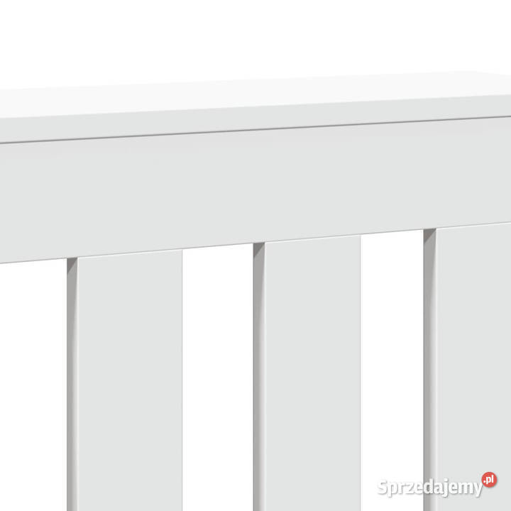 Osłona na grzejnik biała 149x20x82 materiał Warszawa