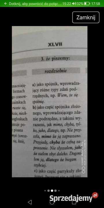 Słownik ortograficzny Moszczenica