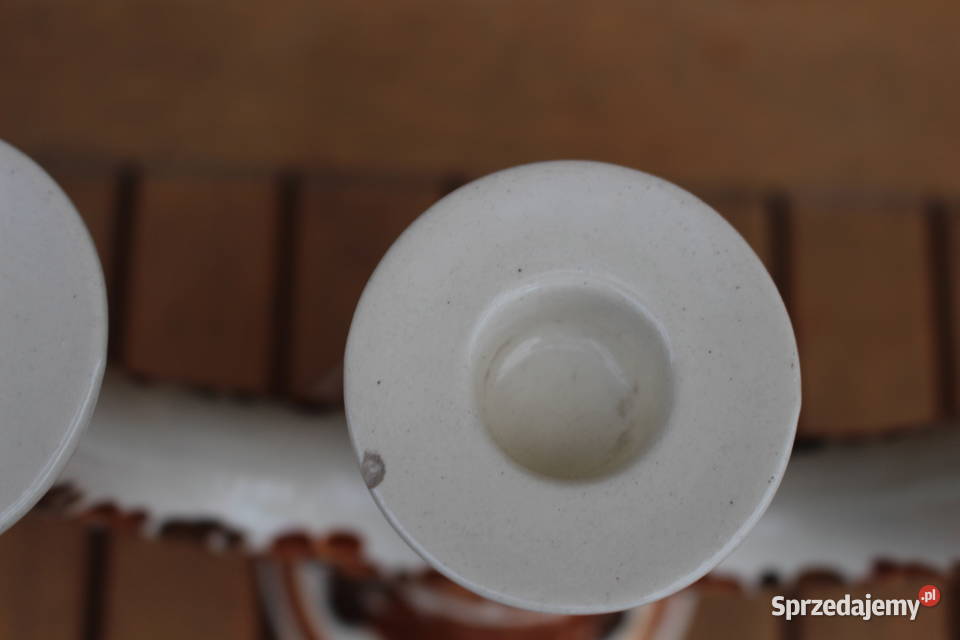 fajansowy świecznik Antyki, Sztuka, Kolekcje Kalisz