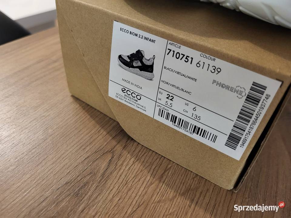 Buty dziecięce ecco Nowe rozmiar 22 śląskie Imielin