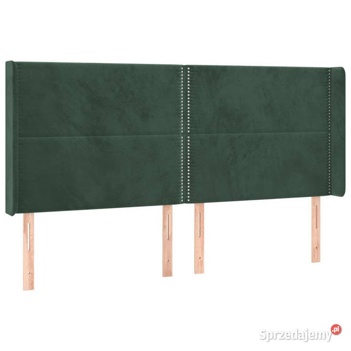 Zagłówek uszak ciemnozielony 203x16x118128 Warszawa