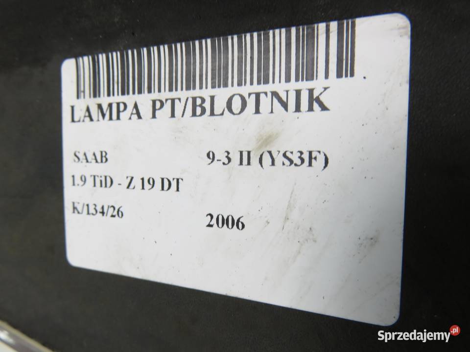 LAMPA PRAWA TYLNA SAAB 93 II małopolskie sprzedam