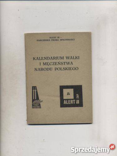 Alert IIIharcerska próba sprawności Kalendarium Szczecin sprzedam