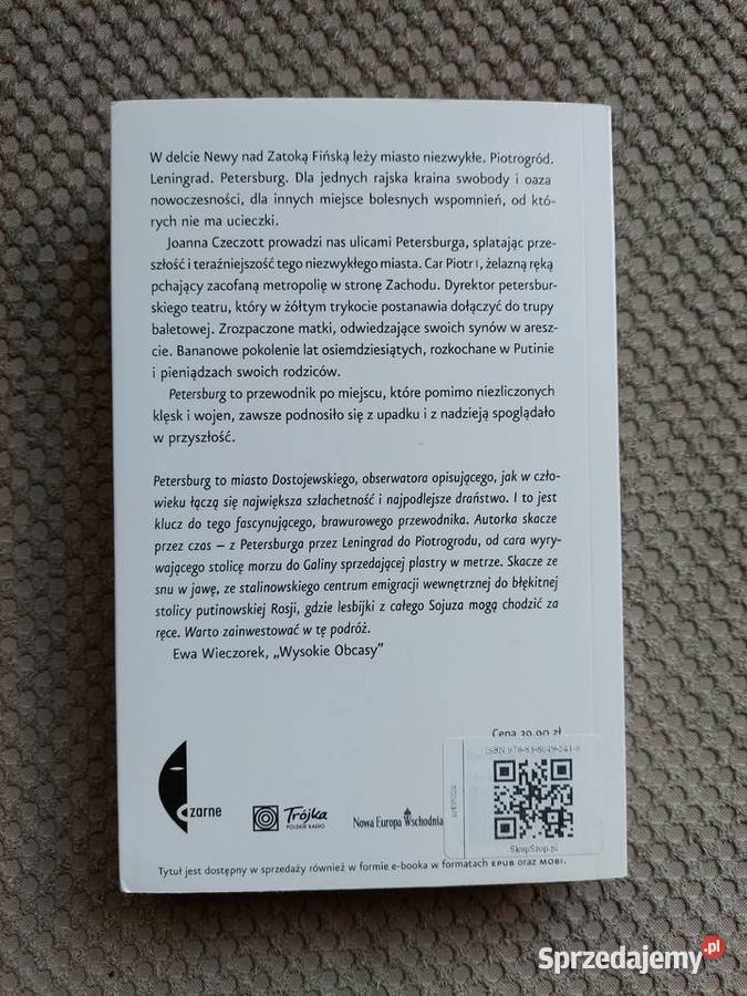Petersburg Miasto snu Joanna Czeczott Poradniki, albumy i reportaże małopolskie