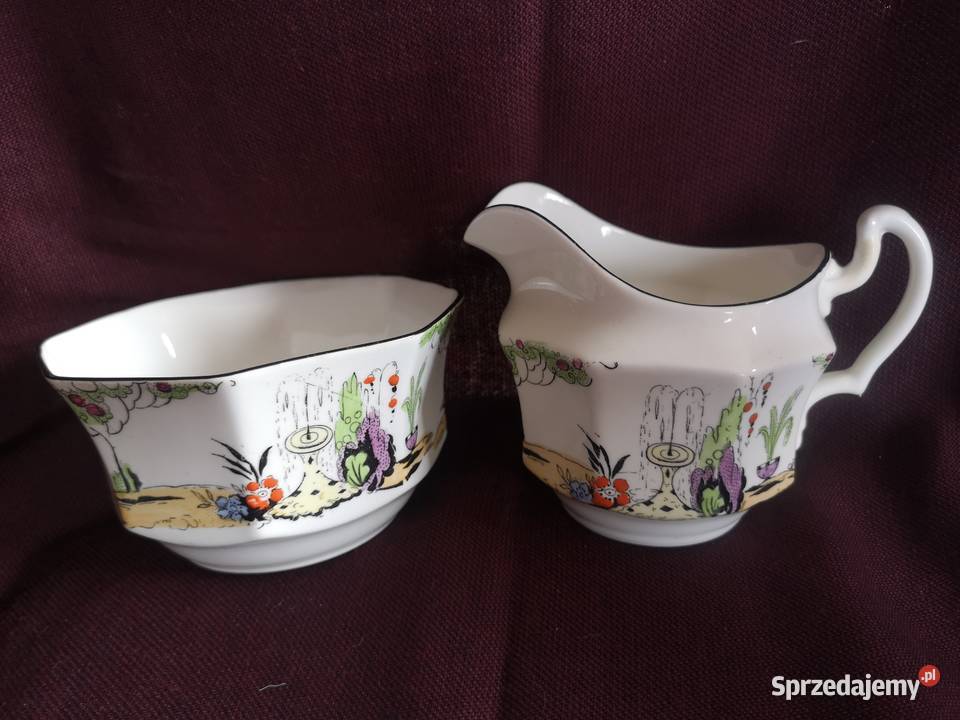 Mlecznik i cukiernica Porcelana i szkło Gdańsk