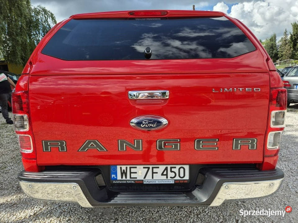 Ford Ranger Salon Polska Hak 3500 Automat Super czerwony Bydgoszcz
