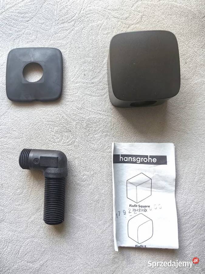 Hansgrohe Fixfit przyłącze kątowe czarny Ludźmierz
