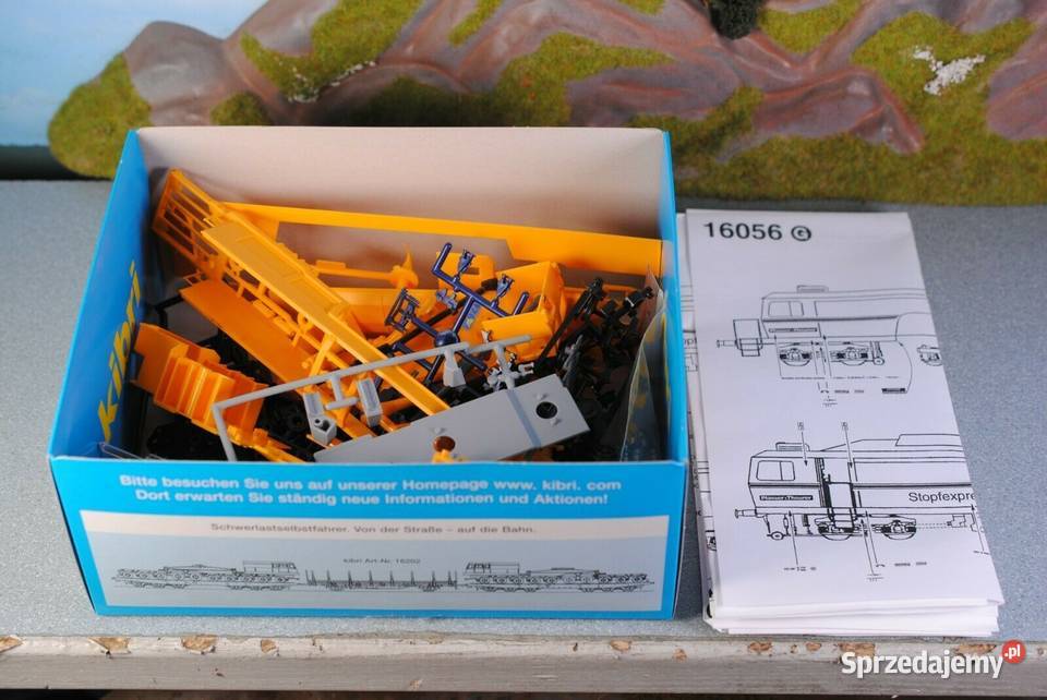 H0 187 nie PKP KIBRI 16056 podbijarka torów mazowieckie