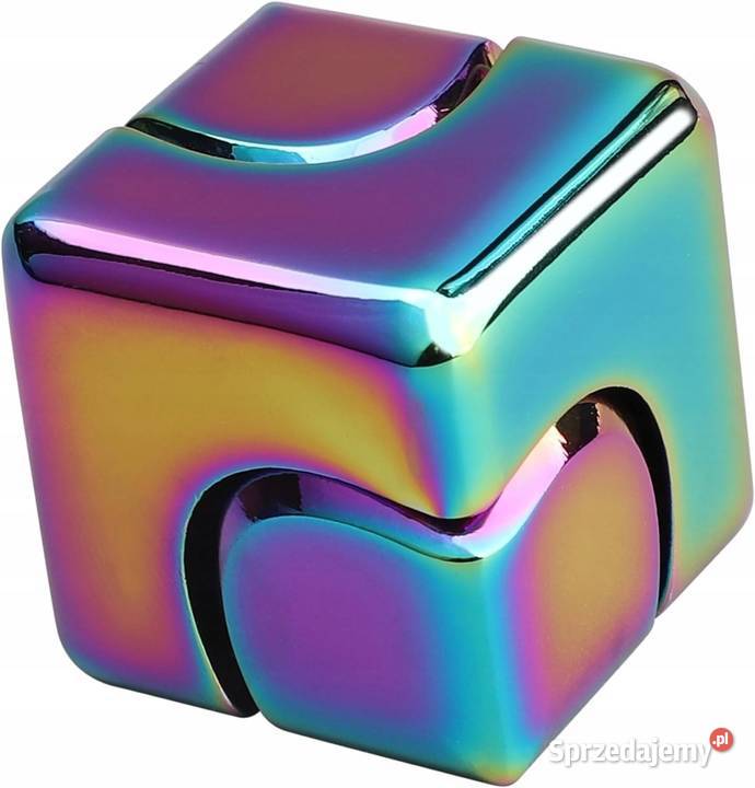 INFINITY Kostka Fidget Metalowa 2w1 Dzieci i Myszyniec
