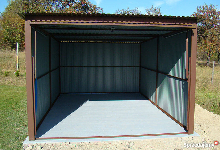Garaże Blaszane 3x5 Garaż Drewnopodobny Blaszaki Łódź