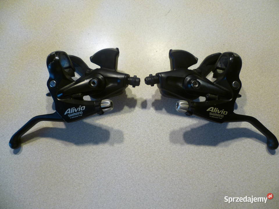 Klamkomanetki Shimano Alivio STMC20 3x8 Vbrake śląskie