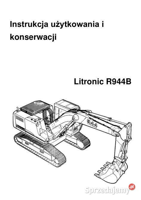 Liebherr R944 R944B instrukcja obsługi