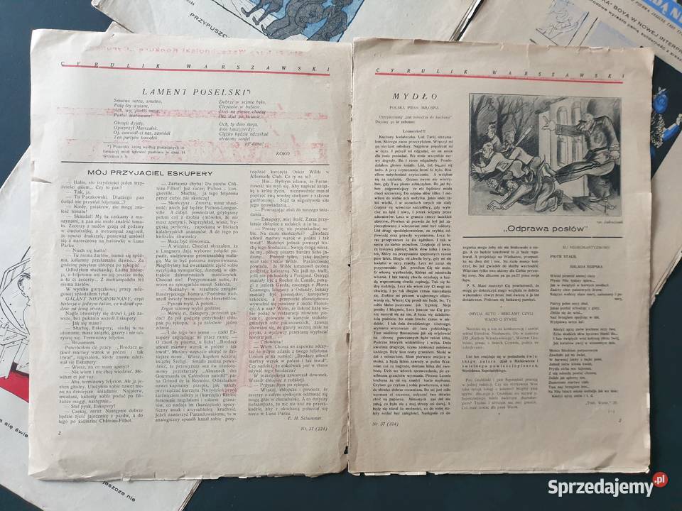 Cyrulik Warszawski 4 numery tygodnik satyryczny Gdynia sprzedam