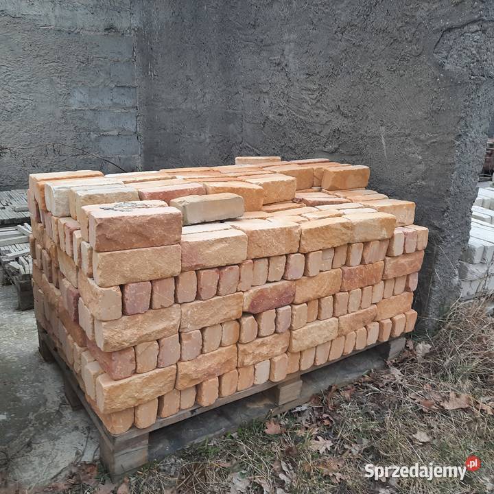 piaskowiec naturalny CEGŁA ogrodzenie mur murek Szydłówek