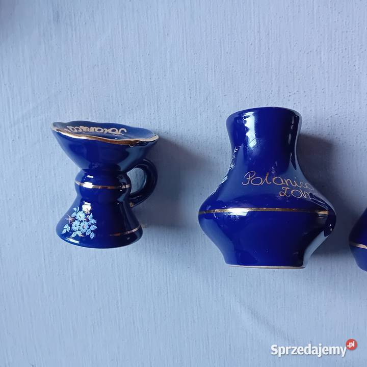 Ceramiczne bibeloty uzdrowiskowe Polanica Zdrój Koźminek sprzedam
