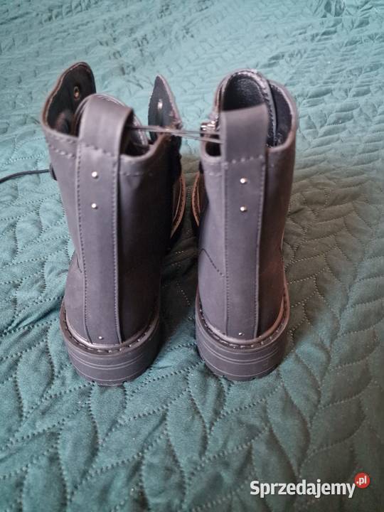 NOWE Botki damskie czarne klasyczne CLEVE Wrocław