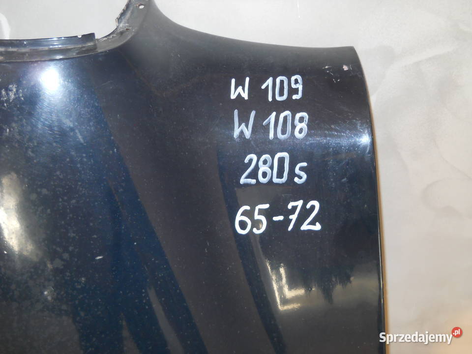 Maska maski Mercedes W108 W109 SE SEL dolnośląskie Siechnice