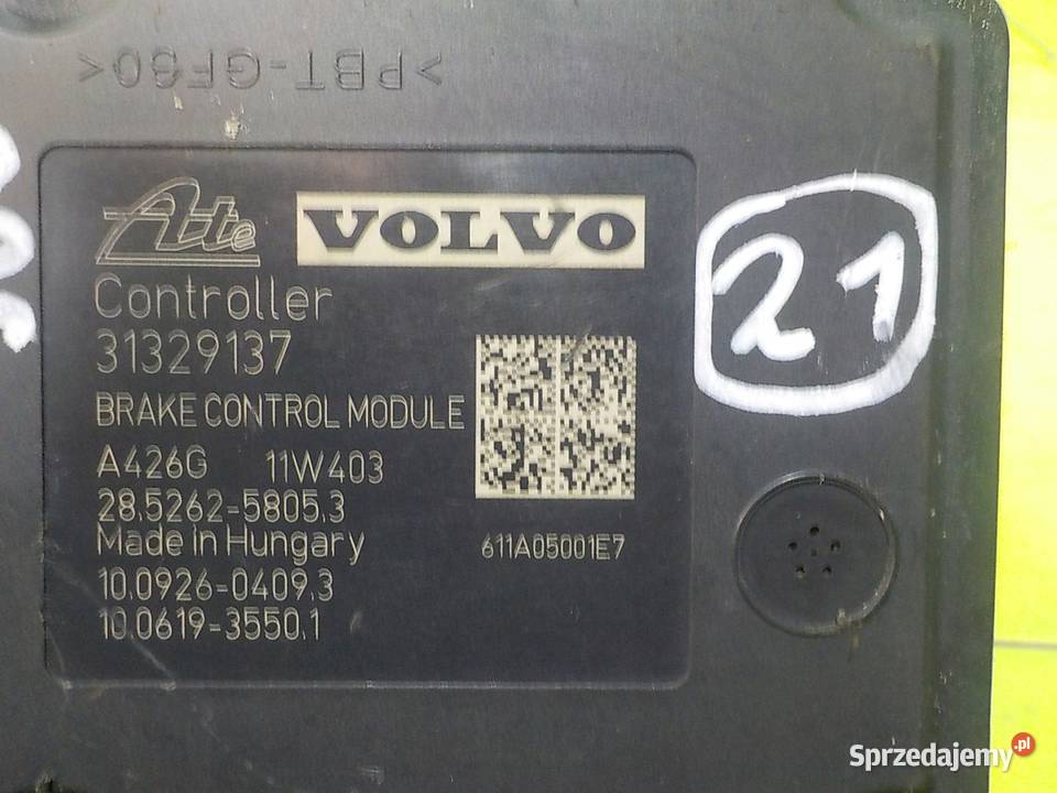 VOLVO V60 I S60 II 11r 24 D5 pompa ABS P31329137