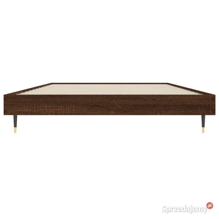 Łóżko bez materaca brązowy dąb 100x200 WM832164 Warszawa sprzedam