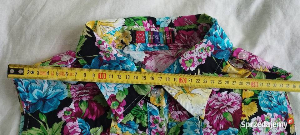 Sukienka letnia bawełniana w kwiaty dolnośląskie