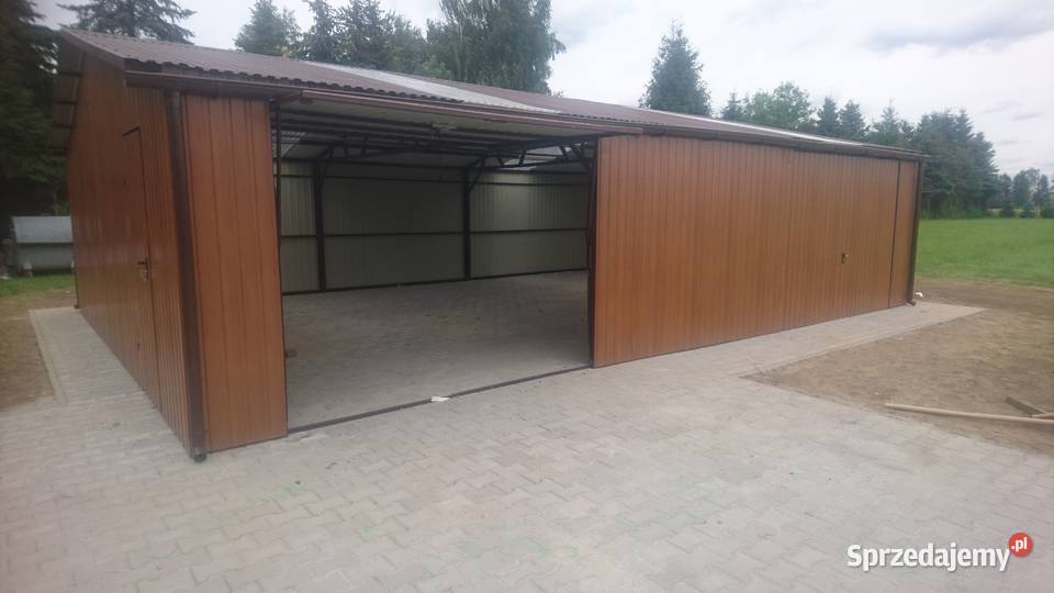 Garaż Blaszany DREWNOPODOBNY 10x6m Hala Magazyn świętokrzyskie Kielce